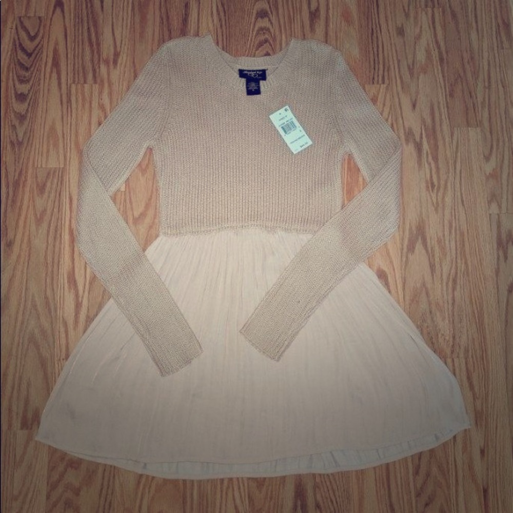 Ballet pink Baby Doll sweater NWT!!!